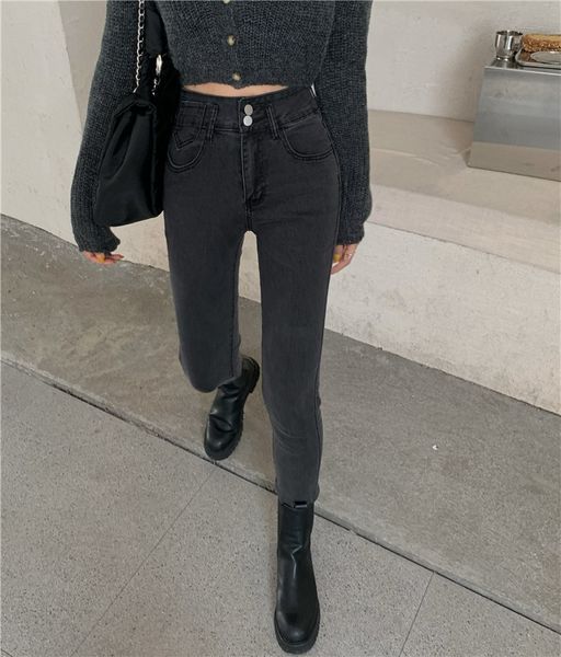 

women's jeans jeans high waist, female fair play casual e6bu, Blue