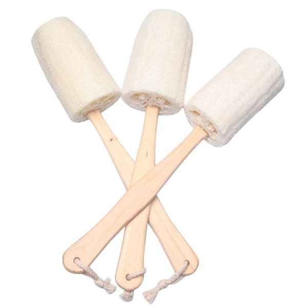 

1pc natural exfoliating loofah luffa loofa back sponge scrubber brush body shower bath tool brushes, sponges & scrubbers