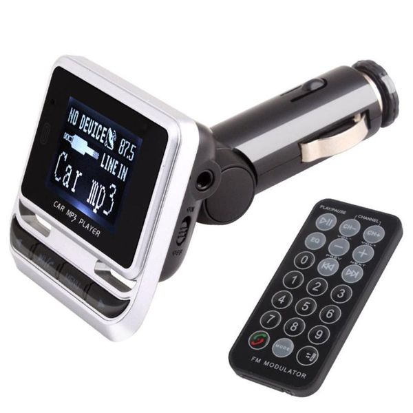 

car video wireless hands-music mp3 player dual usb charger fm transmitter