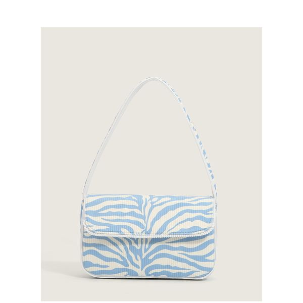 

bag zebra summer new 2021 style ken niche same hand bean the shoulder women's wild print carry underarm luqra