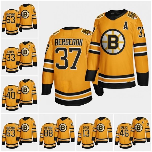 

5288 david pastrnak boston bruins 2021 reverse retro jerseys ray bourque zdeno chara patrice bergeron brad marchand jaroslav halak jersey, Black