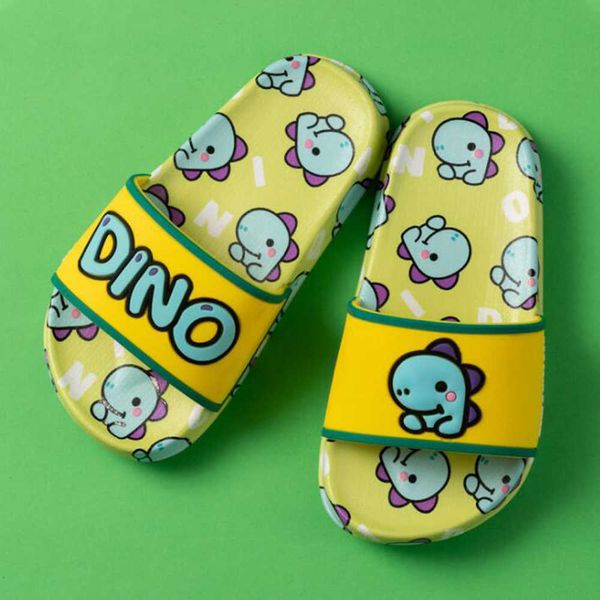 

summer slippers home indoor women men kid parents children family sandals flip flops cartoons slides shoes qq444 210712, Black;grey