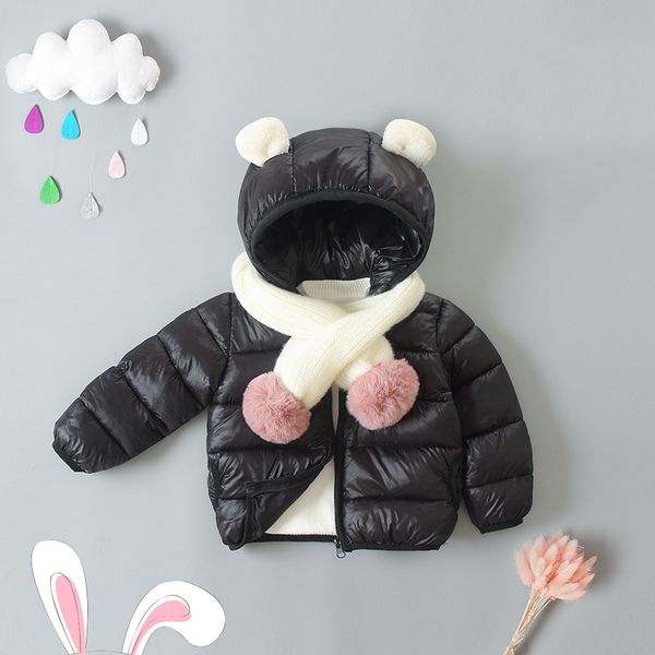 

Infant Girls Coat Autumn Winter Jacket For Baby Boys Girls Cotton Parkas Coat Kids Warm Outerwear For Newborn Clothes, Red