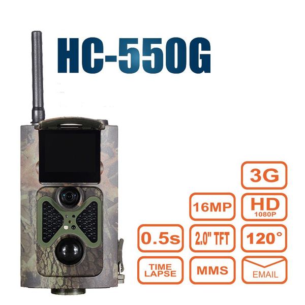 

16mp mms gps 3g hunting trail camera with waterproof hc550g cameras
