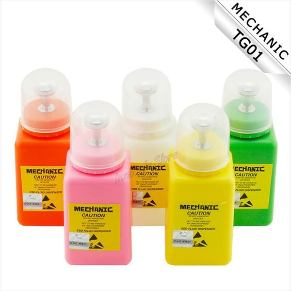 

professional hand tool sets press type liquid bottle mechanic tg01 4oz 6oz stainless steel pump anti-static thickened hdpe alcohol solution