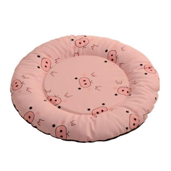 

cat beds & furniture round litter summer tarpaulin creative pet nest breathable mat