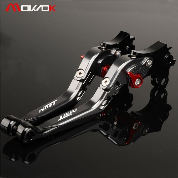 

motorcycle brakes cnc brake clutch levers silver blue for r nine t 2014-2021 2021