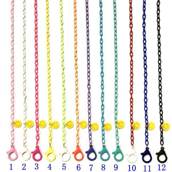 

hooks & rails 58cm adjustable mask lanyard bling face safety ear holder rope hanger neck string dropship chain