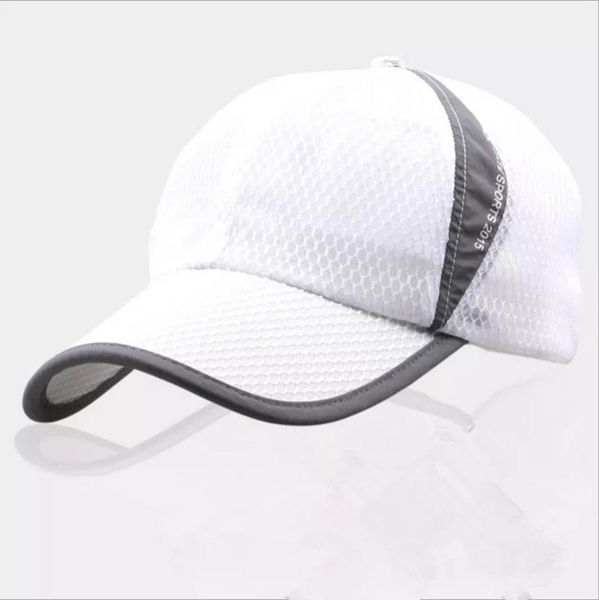 

summer thin cool duck tongue net cap outdoor leisure blue breathable sun baseball hats, Black;white