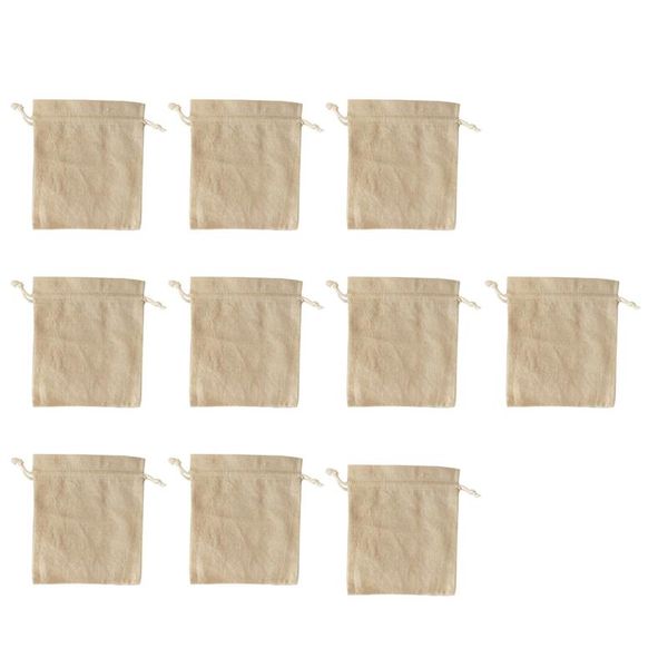 

gift wrap 10pcs household drawstring bags bread storage breakfast packing pouches