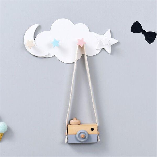 

hooks & rails cloud wall glue hook bathroom strong hanger rack hanging sticky holder home decor organizer sale