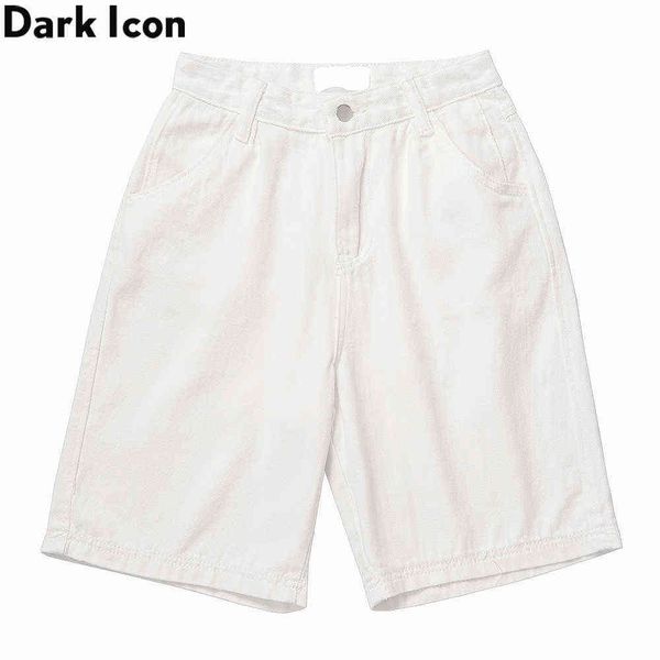 

plain white shorts men summer simple style men's shorts 210603, White;black