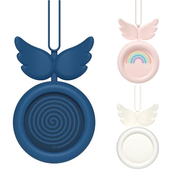 

portable cute angel wing neck hanging mini air cooler fan small personal cooling tools for home office outdoor travel electric fans