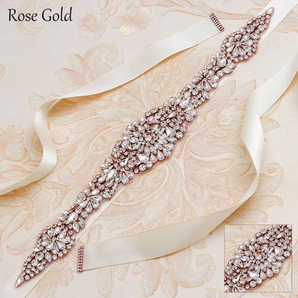 

wedding sashes missrdress belt rhinestones sparkling crystal bridal gold diamond dress sash for accessories jk830, White