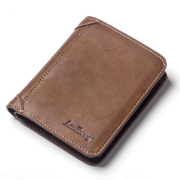 

men's fashion short wallet pu leather multifunctional money pocket retro soft purses gifts for men wb49 wallets, Red;black