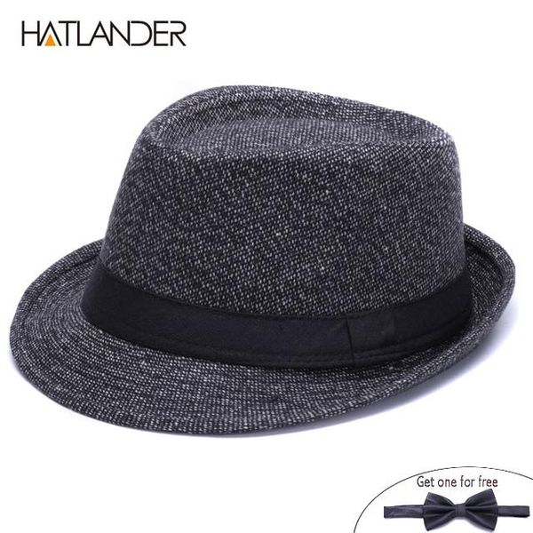 

brand vintage england trilby hat men autumn winter jazz cap outdoor gambler hats gentleman fedora wide brim, Blue;gray