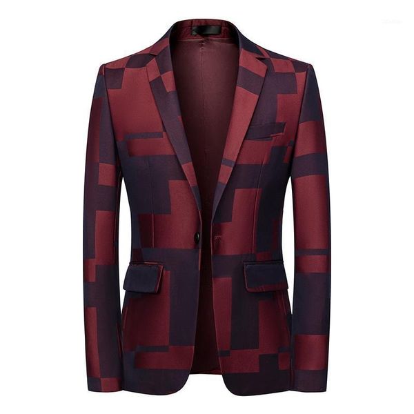 

men's suits & blazers 2021 spring men striped blazer fashion business slim man wedding jacket large size banquet party club dress wear, White;black