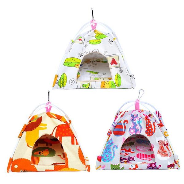

bird hanging tent cartoon lovely hammock house for parrot cages