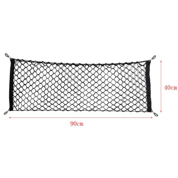

car organizer accessory cargo net netting storage universal elastic nylon black