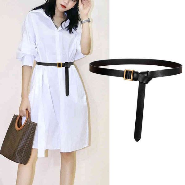 

waistbands belts women's leather belt dbuckle women's fashion versatile decorative dress, Black;brown