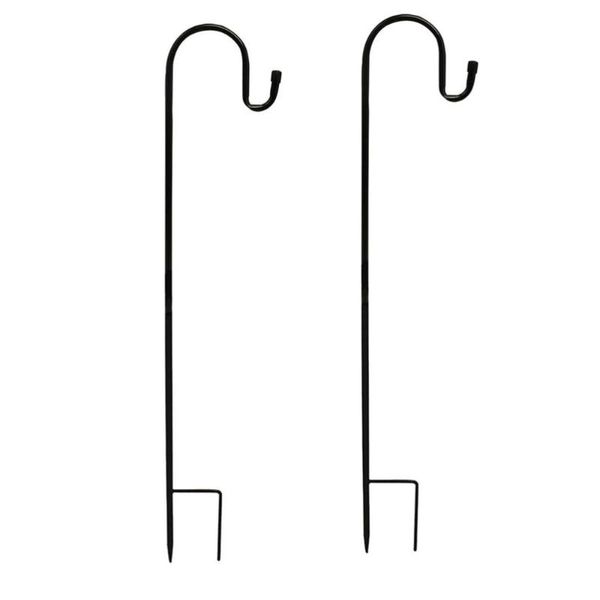 

hooks & rails 2pcs simple garden ground hook shepherd handicraft hanger iron