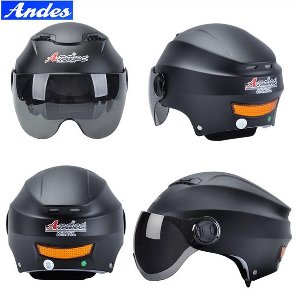 

motorcycle helmets andes electric helmet long&short visor moto bicycle men women summer scooter casco