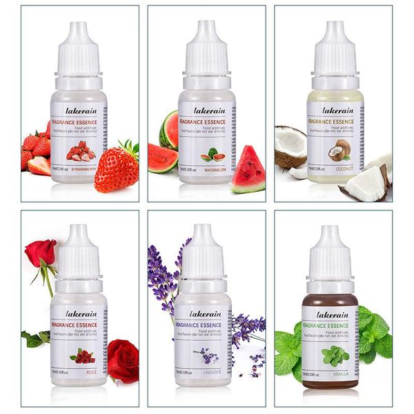 

lip gloss 6pcs/lot grade flavoring oil for glaze diy flavor scents drop lipgloss base material vendor wholesale