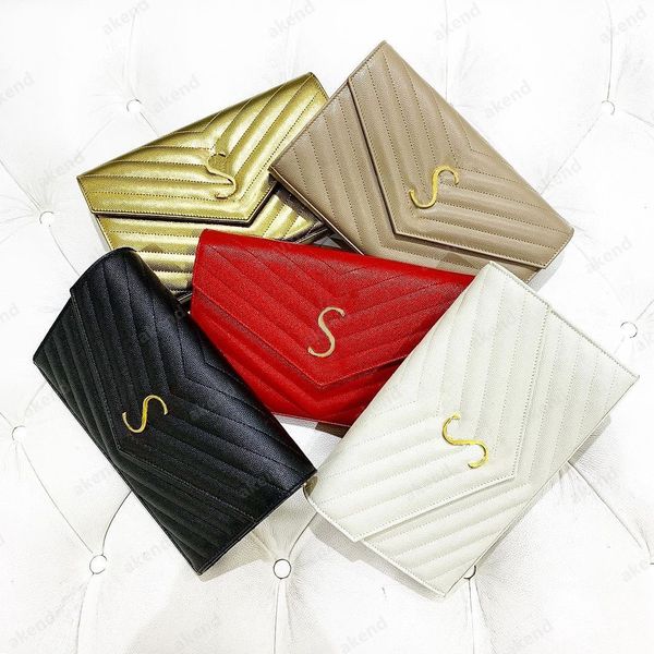 

classic luxury designer shoulder bag tote genuine leather chain women's woc men crossbody bags handbags wallet handbag purses ca