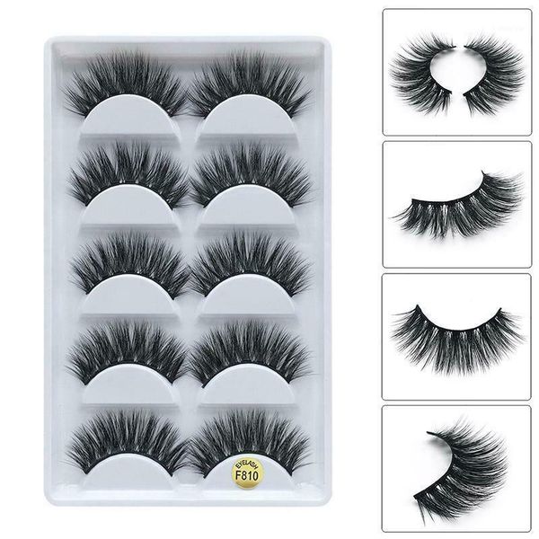 

pairs 3d fake eyelashes mink hair natural long thick false eyelash handmade reusable lashes makeup extension tools1