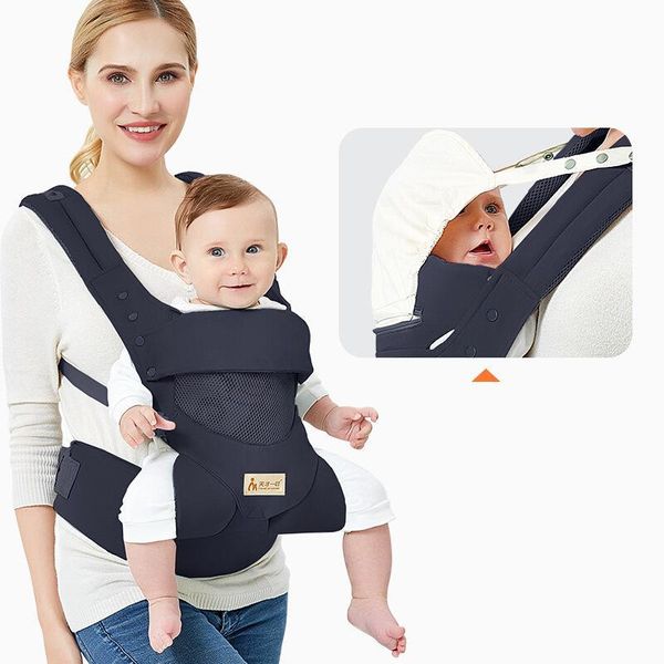 

born baby carrier ergonomic infant kids backpack hipseat sling front facing kangaroo wrap for travel 0-36 months carriers, slings & backpack