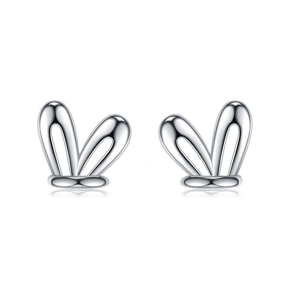 

creative little rabbit ears summer earrings female s999 full silver sve0180, Golden