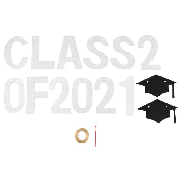 

party decoration 1pc class of bunting banner graduation backdrop po prop