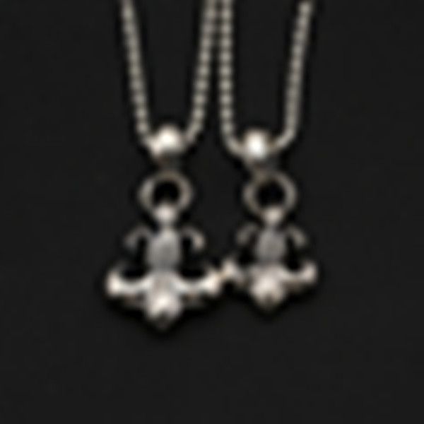 

925 sterling silver anchor pendant necklaces with stones american european vintage antique designer luxury jewelry accessories gifts