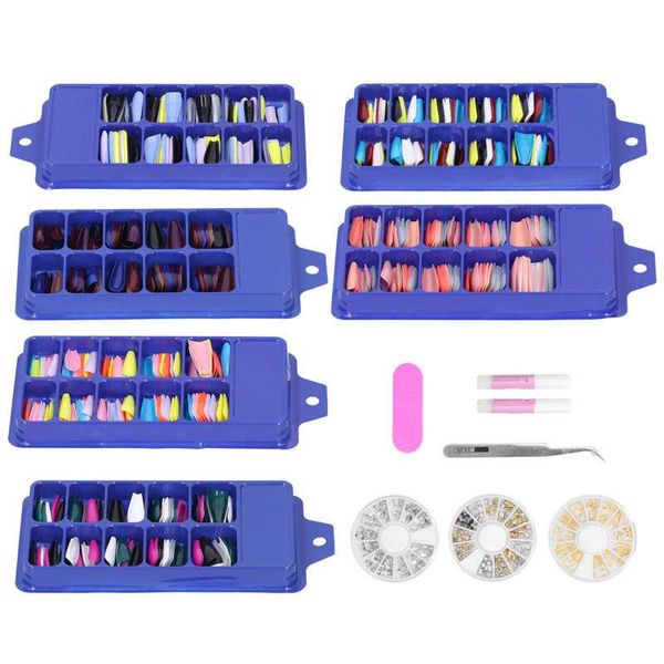 

nail art kits fake nails tips practical for weekend dates weddings parties