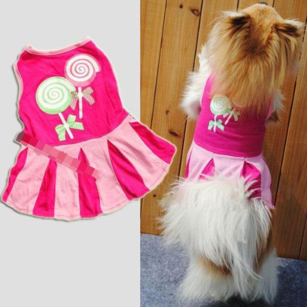 

pet dress for dog little small pink green blue puppies animal cat tutu wedding party skirt clothes chihuahua apparel