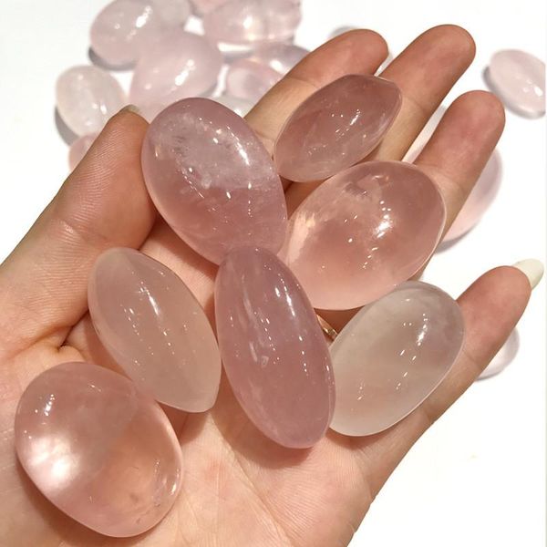 

decorative objects & figurines 100g natural rose quartz pink crystal rock chip healing reiki chakra gravel stone minerals specimen health de