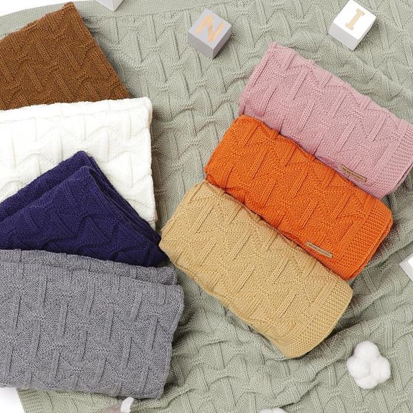 

blankets & swaddling baby blanket born swaddle wrap cotton super soft infant sleep sack kids stroller bedding quits play mat