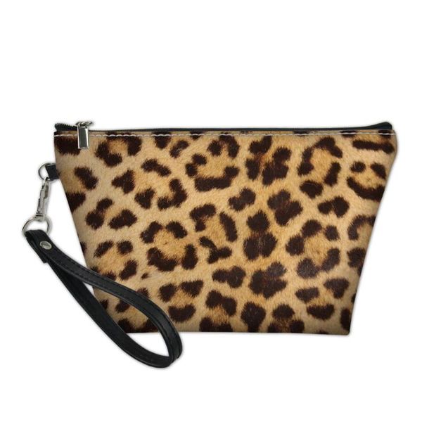 

toiletry bag women leopard print cosmetic cases for females travel organizer make up ladies function wash kit bags bolsa &