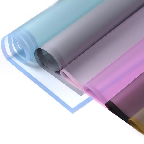 

gift wrap 20pcs half clear water resistant flowers wrapping paper matte bouquet packaging supplies materials