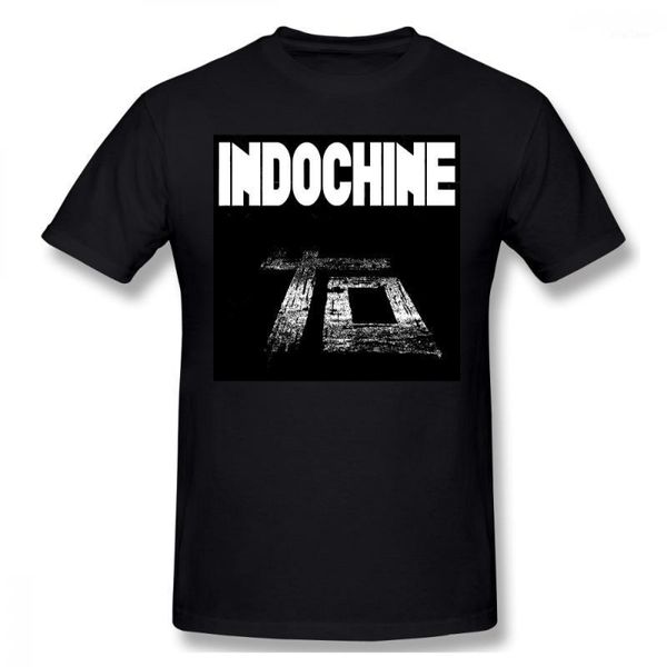 

men's t-shirts indochine central tour 2021 basic short sleeve t-shirt funny r145 tees eur size, White;black