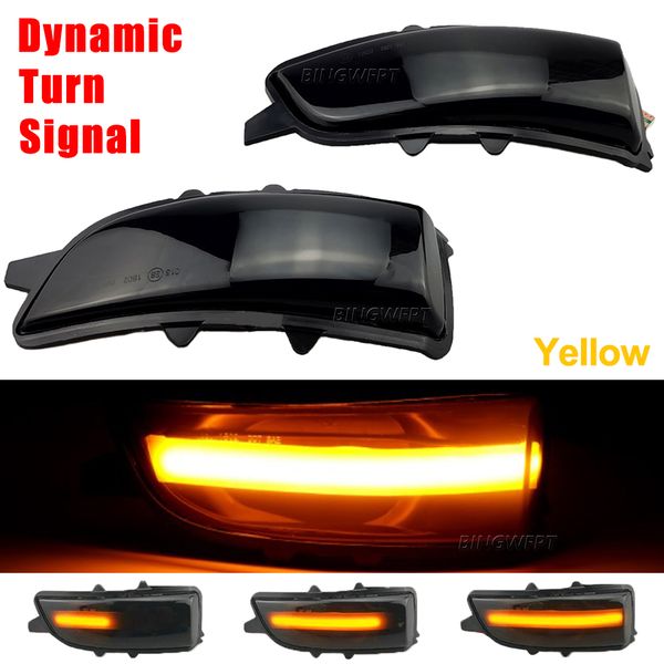 

for volvo c30 c70 s40 s60 v40 v50 v70 s80 2008- 2010 led dynamic turn signal light side mirror sequential lamp blinker indicator