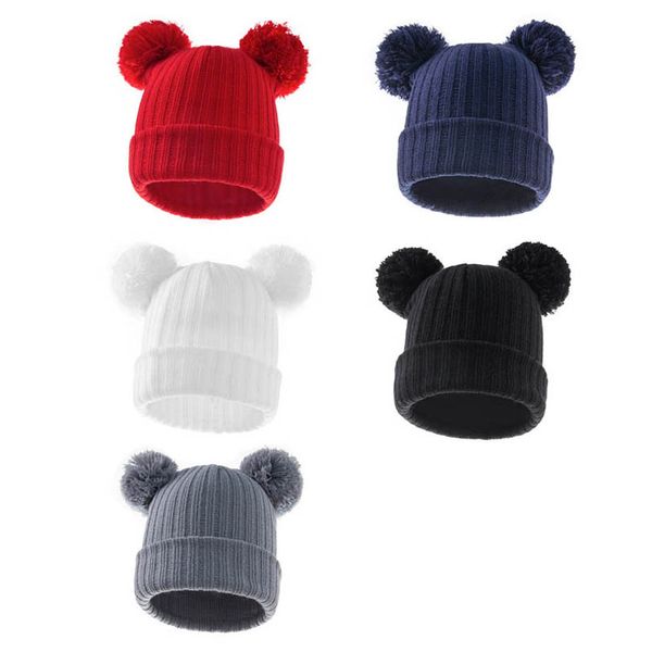 

baby hats newborn caps toddler hat girls boys infant cap autumn winter warm crochet knitted kids beanie accessories 0-3t b8730, Yellow