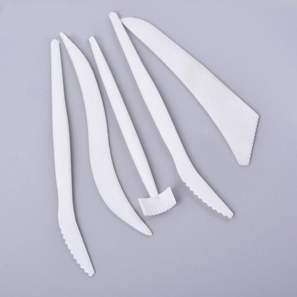 

clay tool pottery sculpture plastic knife art supplies diy home handicraft tools children toys 5 pcs handmade