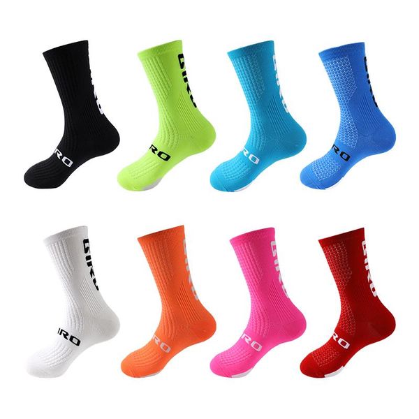 Sports Socks Compression Ciclismo Taxa High Mass Basketball Mulheres do joelho correndo