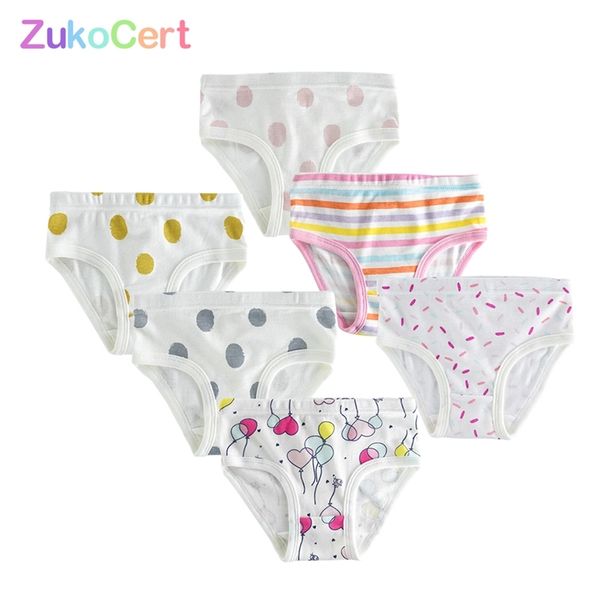 

3/6/9pcs/lot cotton kids underwear girls cute cartoon design bow for children's girl underpants short panties for baby clothing 211122, Camo