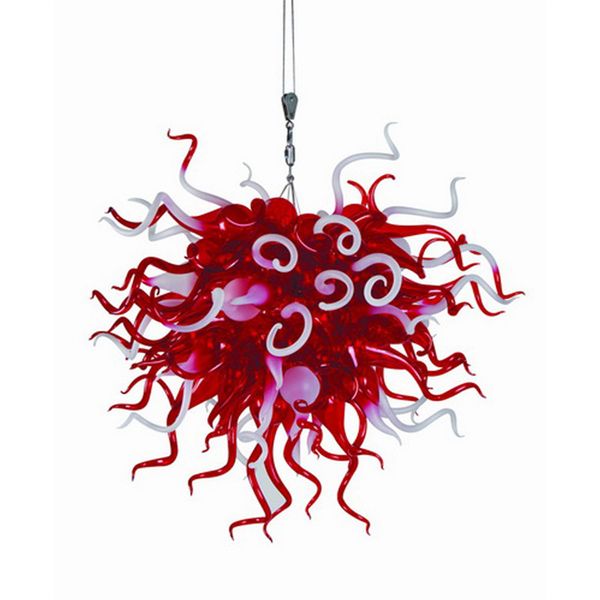 

contemporary lamps multi colored led pendant light chandeliers hand made blown glass crystal chandelier 80*80cm restaurant home bedroom deco