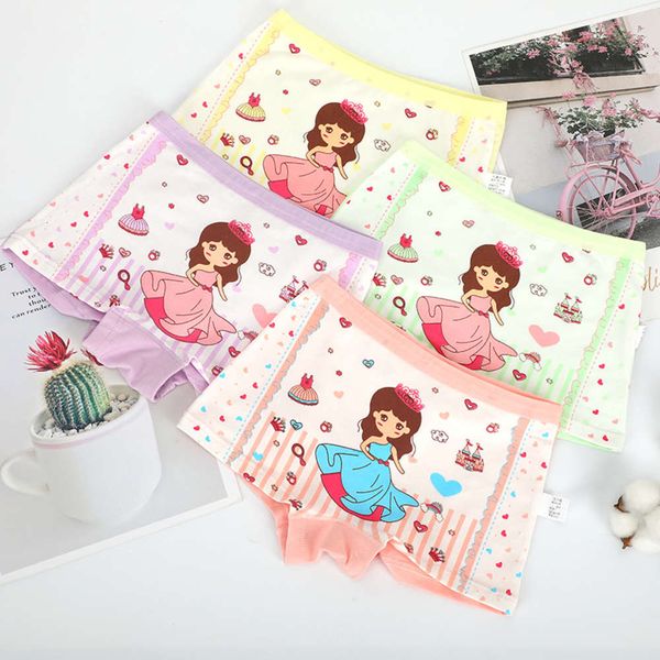 

class a girl's underwear cute cartoon princess pattern children's girl, Camo