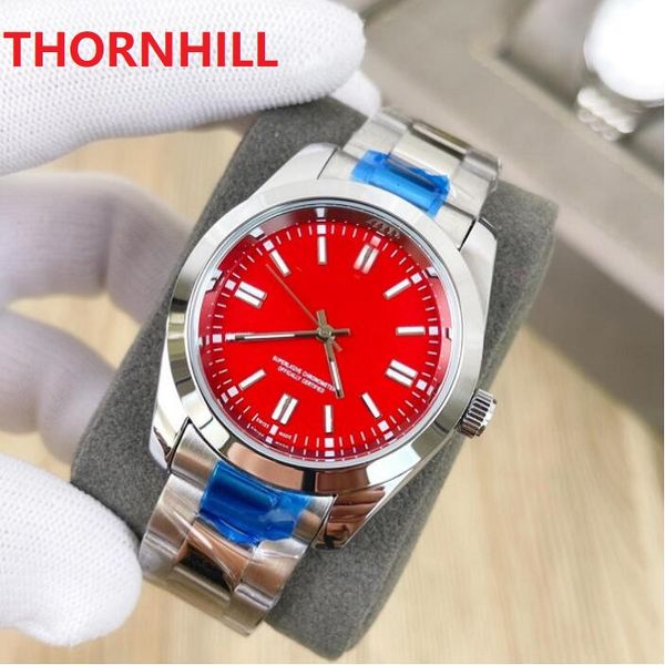 

montre de luxe mens japan quartz watch 36mm women dress full fine stainless steel sapphire waterproof luminous couples style classic wristwa, Slivery;brown