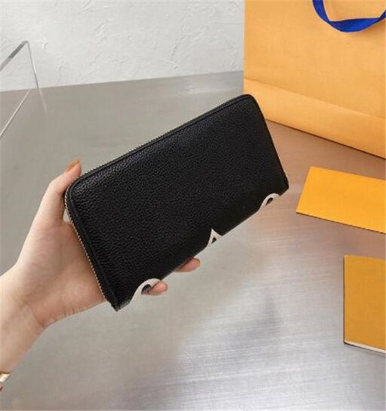 

2021 16 womens iconic fashion long wallet coin purse card case holder brown waterproof canvas, Red;black