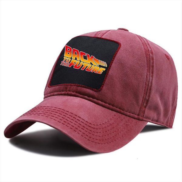 

Back To The Future Baseball Caps Men Snapback Hats For Women Outdoor Summer Sun Shade Hat Vintage Youth Trucker Gorras, Blue;gray